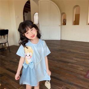 [PRINCESS KESLI] 1-11 Tahun Dress Kaos Princess Baju Anak Perempuan Bahan Katun Lembut Kids Bayi