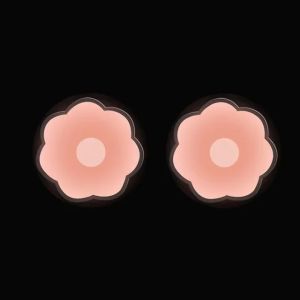 12Pcs/box Women Invisible Nipple Cover Stickers Self-adhesive Chest Breast Petals Silicone Lift Up Paddings Reusable Patch Bra