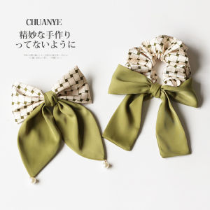 【Buy 1 Free 1】Early Spring Matcha Green Bow Hairpin Temperament Hairpin Back Clip