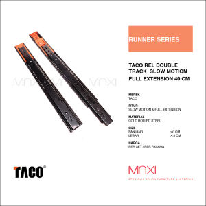 TACO Rel Laci SM FE 45 MM - Rel Laci Double Track Slow Motion Full Extension