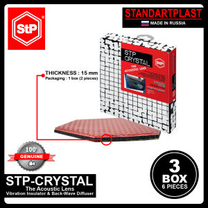 STP CRYSTAL The Acoustic Lens - Vibration Insulator & Back-Wave Diffuser - (3 Box)