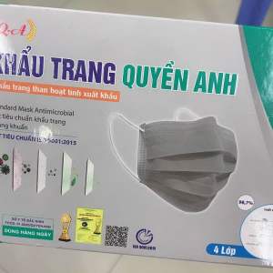 Khẩu trang Quyền Anh than hoạt tínhkháng khuẩn xuất khẩu.