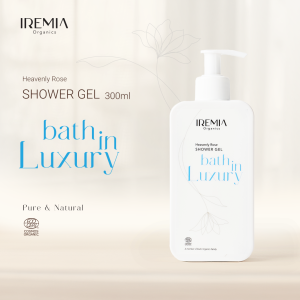Esmeria Organics Heavenly Rose Bath in Luxury Shower Gel 300ml
