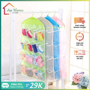 Túi Treo Đồ Thông Minh 16 Ngăn ANHOME Túi Đựng Quần Áo Tất Vớ Chia Ngăn Đa Năng Tiện Dụng