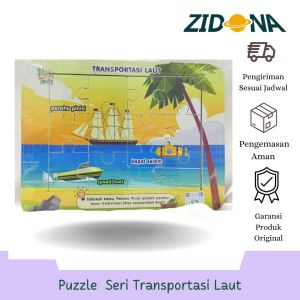 Puzzle seri transportasi laut Rabbit&Turtle