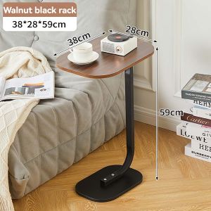 Folding Nordic side table mini small tea table simple round table family living room small apartment coffee table