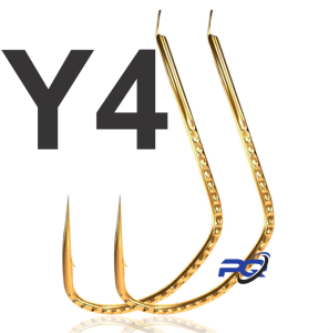 Hộp 10 Lưỡi Câu Cá Nanh Sói Mạ Vàng (Mã Y)