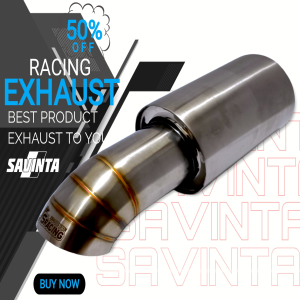 Knalpot Racing Mobil Savinta CONCHv1 Ngebas Adem Bulat Empuk Full Stainles