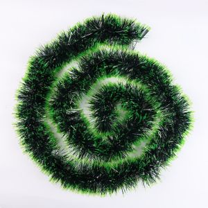 🔥2M kim tuyến giáng sinh Ruy Băng Màu Xanh Lá Cây Mía Ribbon Vòng Hoa Cây giáng sinh Treo Pendent Ruy Băng Vòng Hoa Đồ Trang Trí Đảng Trang Trí Nội Thất