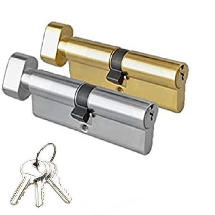 Euro Cylinder Barrel Door Lock Wooden Doors Lock Key&Thumb Turn Lock ...