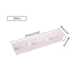 Activebae Adjustable Desk Drawer Organizer With Divider Storage Shelves Case for School Supplies Makeup Personal Hygiene