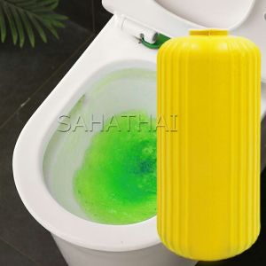 SH.Thai ขวดแคปซูลดับกลิ่นชักโครก ดับกลิ่นห้องน้ำ ห้องน้ำหอม **น้ำสีฟ้า** Toilet box