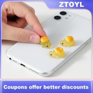 【ZTOYL】 10 món đồ trang trí rùa bánh mì phát sáng thu nhỏ phụ kiện nhựa cho trang trí sân vườn cổ tích hồ cạn
