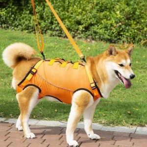POMELOBT Adjustable Strap Dog Lift Harness Mobility Aid Breathable Dog Assistance Strap Dog Clothes Comfortable Pet Support Sling Joint Injuries