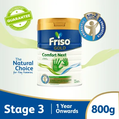 Friso Gold Comfort Next 800g - Specialty Growing Up Milk For 1 Year Onwards