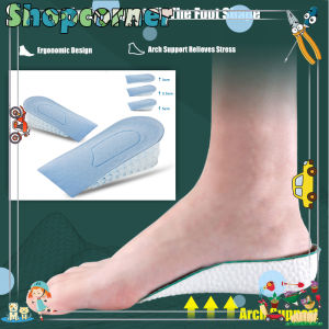 Silikon Sol Sepatu Peninggi Penambah Tinggi Badan Insole Penambah Tinggi Sol Sepatu Silikon Peninggi Badan