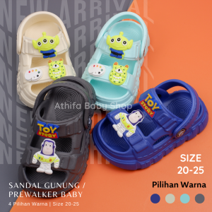 Sepatu Sandal Anak Laki Bayi Balita Usia 6 7 8 9 10 11 Bulan 1 2 3 4 5 Tahun Sendal Gunung Karakter Baby Shark Lelaki Cowok Spon Prewalker Phylon Ringan BLC 094b