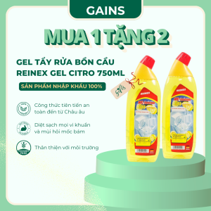 [MUA 1 TẶNG 2] GEL TẨY RỬA BỒN CẦU REINEX GEL CITRO 750ml