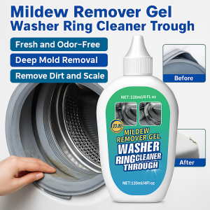 Washing Machine Cleaner Gel Mold Mildew Remover for Rubber Seal Drum Tub Deep Clean Washer Ring