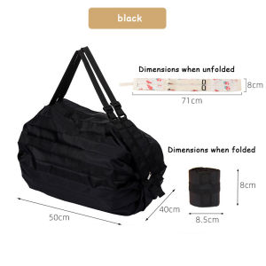 Large capacity portable shopping bags and foldable eco-friendly grocery shopping bags