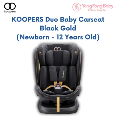Koopers Duo Baby Car Seat - Black Gold ECE R44/04 Approved