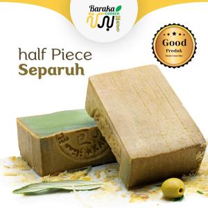 Ghar Soap | Sabun Minyak Zaitun | Laurel | Aleppo Soap | Jerawat Eczema Psoriasis 180g ±