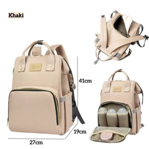 SG EmmAmy® Large Capacity Mummy Bag Backpack Multifunctional Portable Stroller Bag Diaper Beg Waterproof Backpack