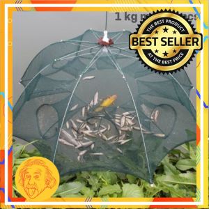 Jaring Payung Bubu 8Lubang Jebakan Perangkap Ikan Udang Kepiting Model Payung Jaring Bubu 8 Lubang by Einstein-Store