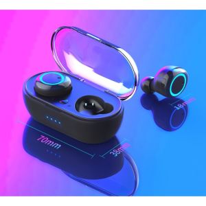 [Giá hủy diệt] Tai nghe Bluetooth TWS D10 5.0 Pin 150 giờ chống nước chống xước cảm ứng vân tay THỜI TRANG + NHỎ GỌN