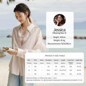 MISHOW Office Lady Summer Shirts Women 2026 New Striped Long Sleeve Turn-down Collar Shirt Female Fashion Loose Tops MXE33C07722026