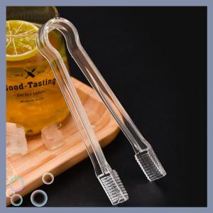 [Cumarba] 1Pc Plastic Kitchen Ice Tongs Food Serving Tong Cube Sugar Clip Grabber