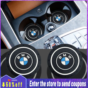 2pcs High-quality silicone material Car Anti-slip Coaster/pvc car anti slip mat car interior Decoration car accessories For BMW 1 3 5 7 Series X1 X3 X4 X5 X6 E46 E39 E90 E36 E60 E34 E30 F30 F10 X5 E53 E Z X M3 M5 M6