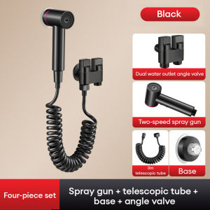 PHITO Toilet Flush Bidet Sprayer Brass Home Faucet Toilet Bathroom Flush Gun High Pressure Bidet Sprayer with Boost Toilet Flush Spray Gun