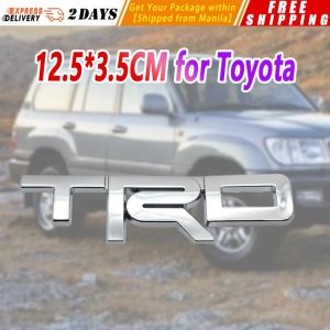Car exterior accessories are suitable for toyota 2 color TRD front grille logo car styling decoration badge sticker Car-Grille-Sticker-TRD