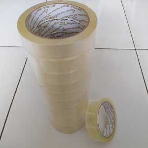 Lakban Bening Kecil Super Kuat Isi 12  1 Inch/72 Yard Murah Berkualitas Efektif Onlineshop Olshop Ollshop Packing Paket