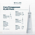 KLAR Tooth Flosser Aquapulse - Water Flosser Untuk Membersihkan Sela Gigi dan Karang Gigi Secara Sempurna - Cocok Untuk Pengguna Behel atau Kawat Gigi. 