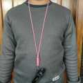 COD TALI LANYARD PARACORD GANTUNGAN POD FREE KARET 13 MM MERAH MOTIF. 