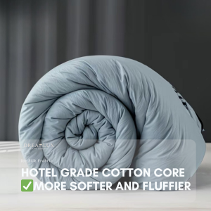 DREAMLUX 1800Tc Ice Silk Bedsheet With QUILT COVER ONLY Super King 7in1 | Duvet Cover Sarung Selimut