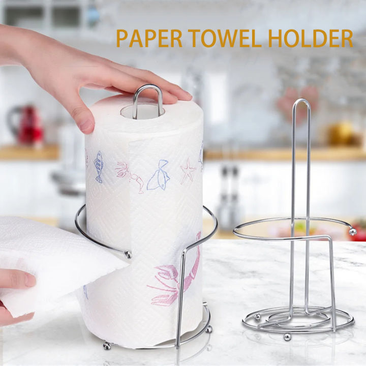 Paper Towel Holder Countertop Standing Paper Towel Roll Holder