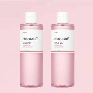 Medicube PDRN Pink Glow Booster Toner 250ml Cica Soothing Hydrating Toner for Sensitive Oily Skin