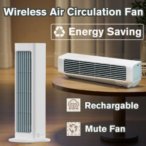 Tower Fan Bladeless Fan Remote Control Bladeless Standing Fan Timing Shaking Head Fan Low Noise Home Office