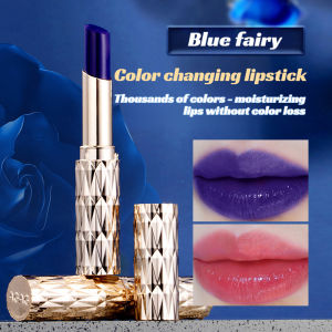 Womens Warm Feeling Color Changing Blue Lipstick Set