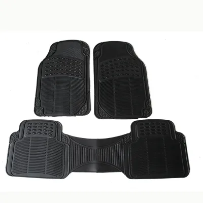 Heavy Duty Premium Universal Car Floor Guard Mats Mattings Rubber Car Floor Matting Black