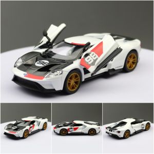 Kinsmart 1:36 Die-cast PORSCHE/ LAMBO/ FORD GT/ BMW/ Bugatti Racing Concept with Livery Edition Car Model Collection Toy