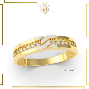 CINCIN WANITA EMAS KADAR 6 KARAT (6K) DAN EMAS KADAR 8 KARAT (8K) CINCIN EMAS MODEL SIMPEL MEWAH CT 617