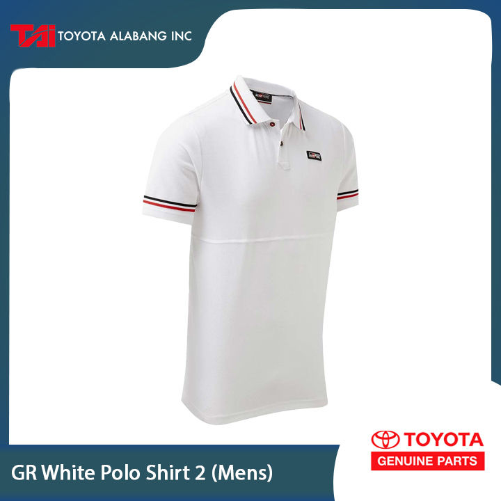 Toyota Genuine Merchandise GR White Polo Shirt (Mens) (TGR14