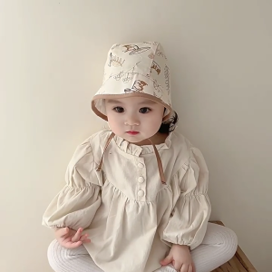 Trẻ mới biết đi Mũ che nắng mùa xuân Mũ ren bé gái trẻ sơ sinh ren mềm mại lên mũ bông mũ trùm đầu công chúa bé bảo vệ mặt trời Mũ