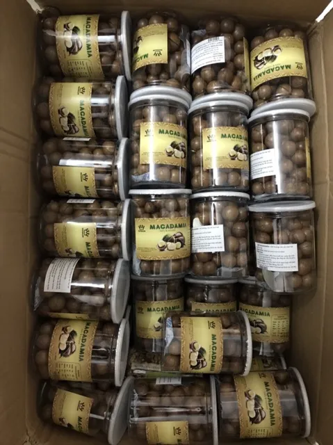 500g Hạt macca nứt vỏ Đắc Lắc Tây Nguyên trắng giòn