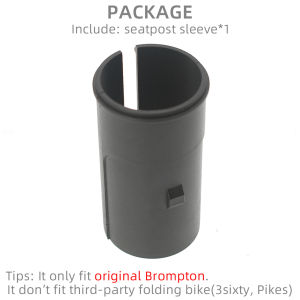 TWTOPSE Bike Bicycle Seatpost Sleeve For Brompton Original Folding Bike Bicycle Seat Post Diameter Converter 34.9mm To 31.8mm (Dont Fit 3SIXTY PIKES)