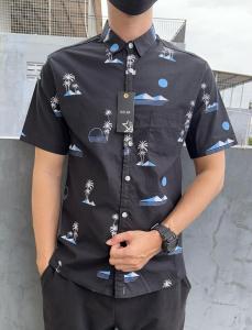 Kemeja Kita - Kemeja Motif Pria Kemeja Casual Lengan Pendek Kemeja Pria PD Sunset